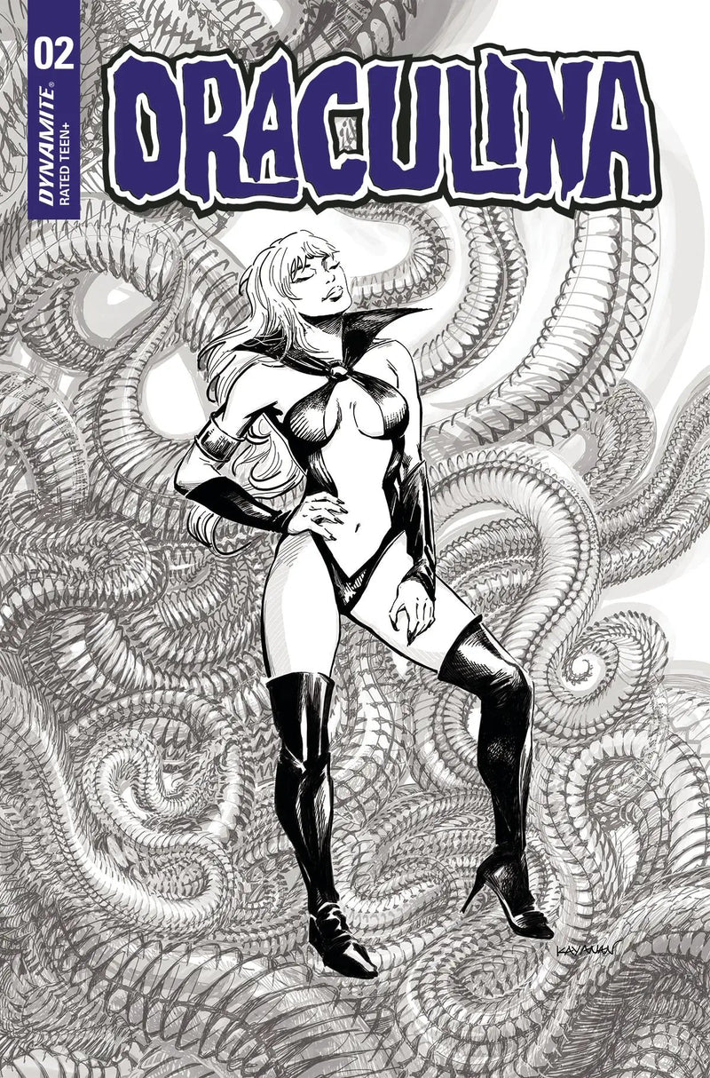 Draculina #2 G 1:20 Rafael Kayanan B&W Variant (03/09/2022) Dynamite