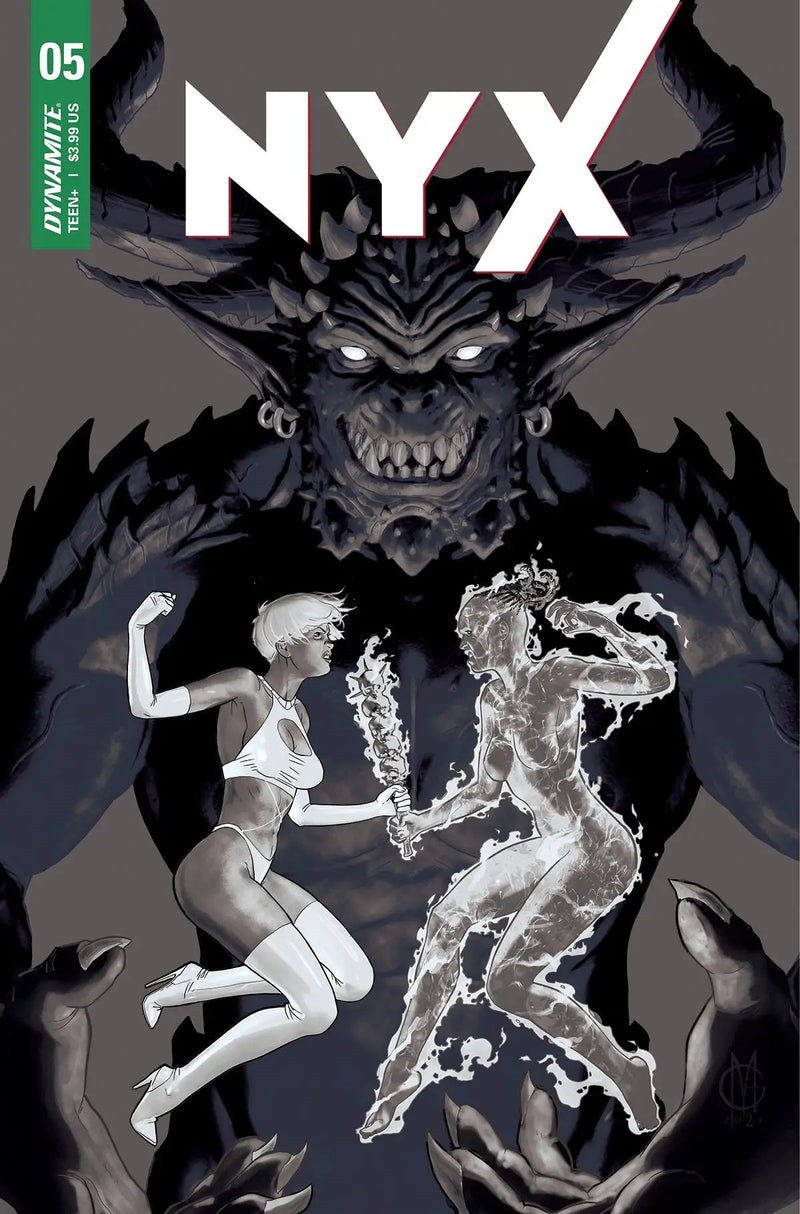 Nyx #5 E 1:10 Giuseppe Matteoni B&W Variant (03/16/2022) Dynamite