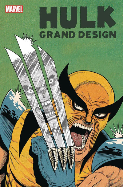 Hulk Grand Design Monster #1 C Ed Piskor Variant Incredible Hulk 340 Wolverine Homage (03/30/2022) Marvel