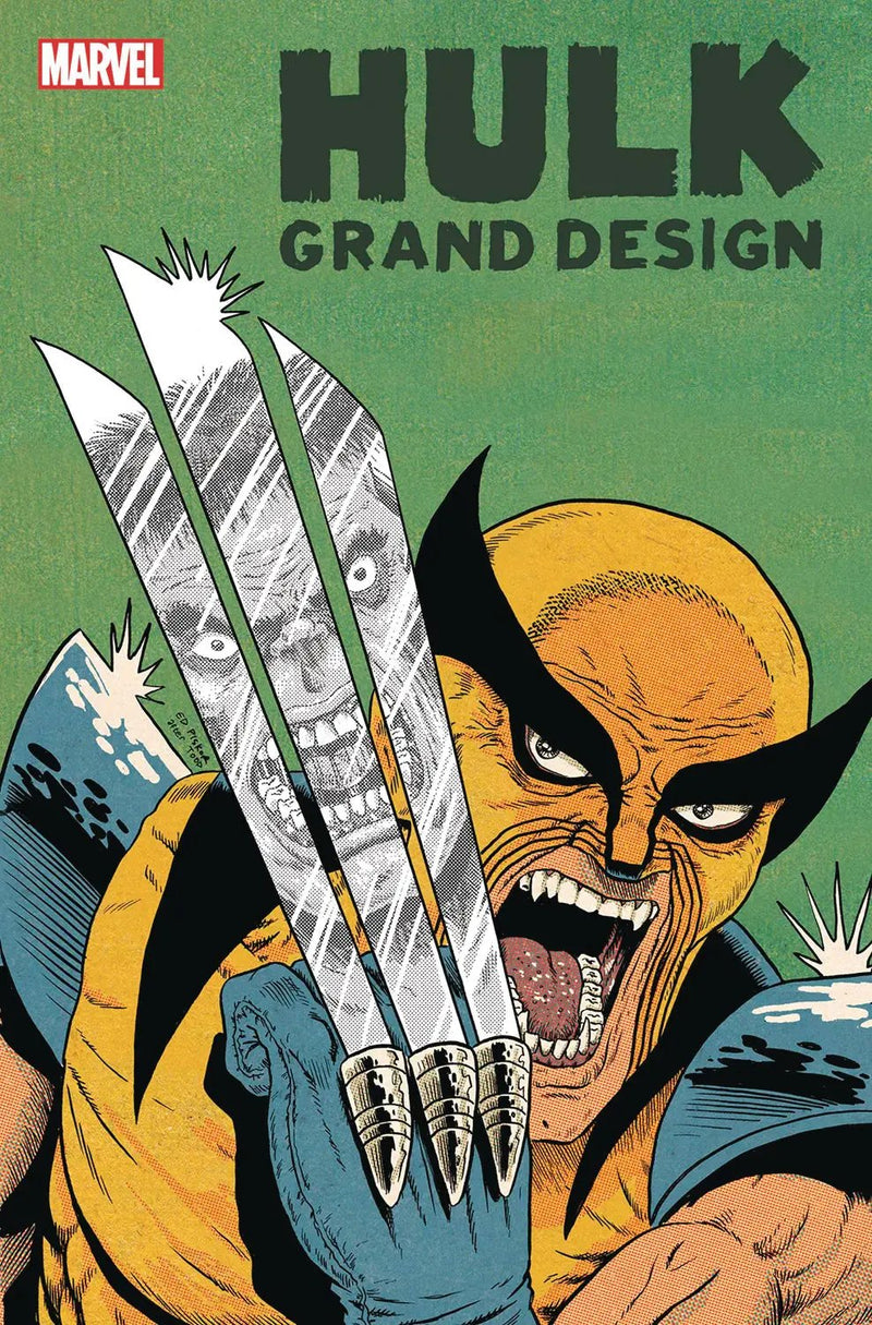 Hulk Grand Design Monster #1 C Ed Piskor Variant Incredible Hulk 340 Wolverine Homage (03/30/2022) Marvel