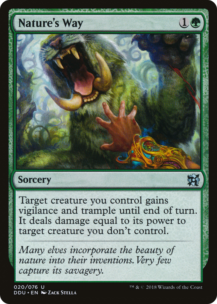 Nature's Way (DDU-020) - Duel Decks: Elves vs. Inventors