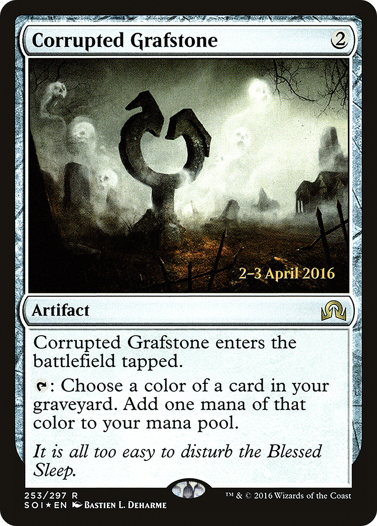 Corrupted Grafstone (PRE-253S) - Shadows over Innistrad Promos Foil