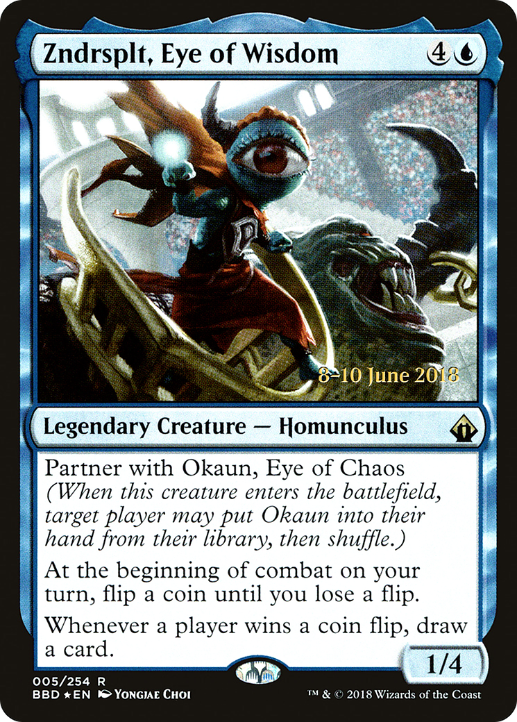 Zndrsplt, Eye of Wisdom (LARP-05S) - Battlebond Promos Foil