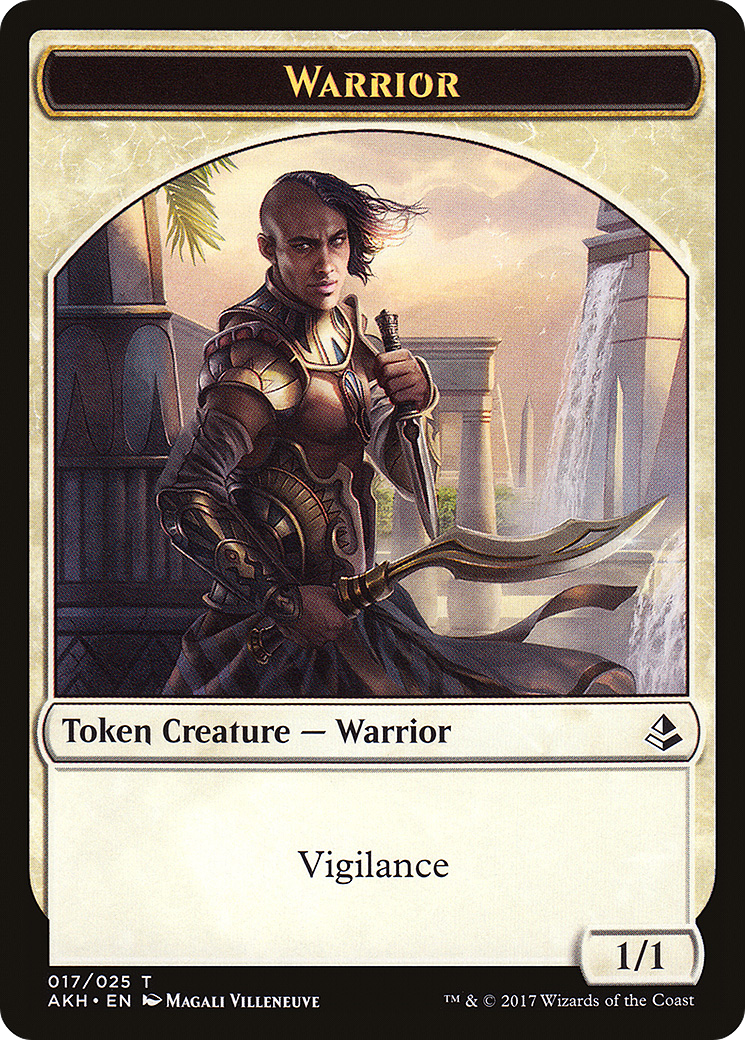 Warrior (AKH-017) - Amonkhet Tokens Foil