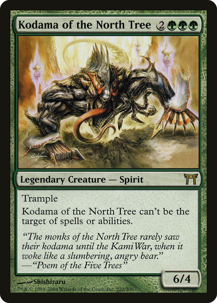 Kodama of the North Tree (CHK-222) - Champions of Kamigawa