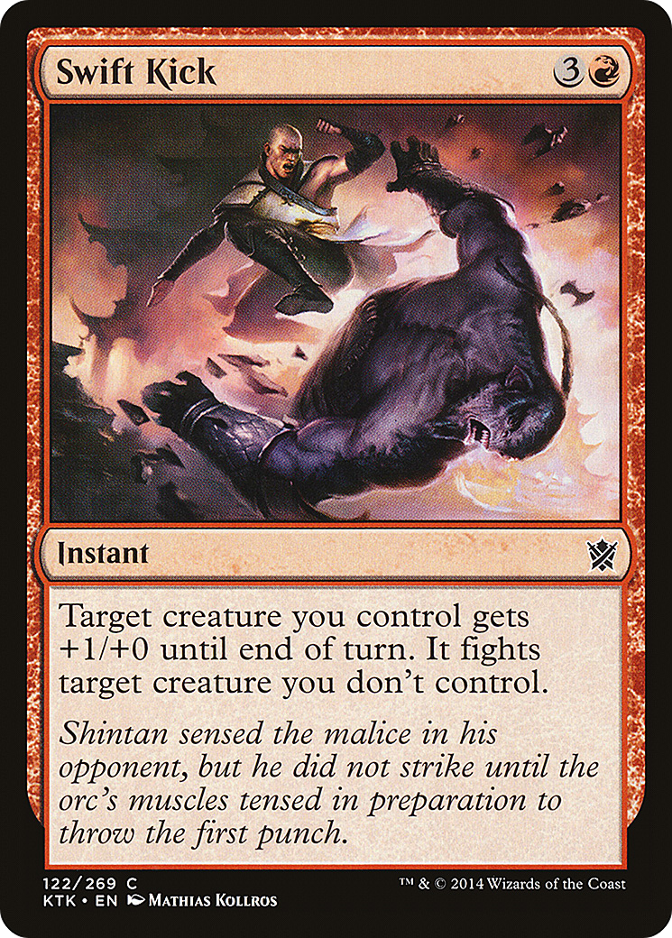 Swift Kick (KTK-122) - Khans of Tarkir Foil