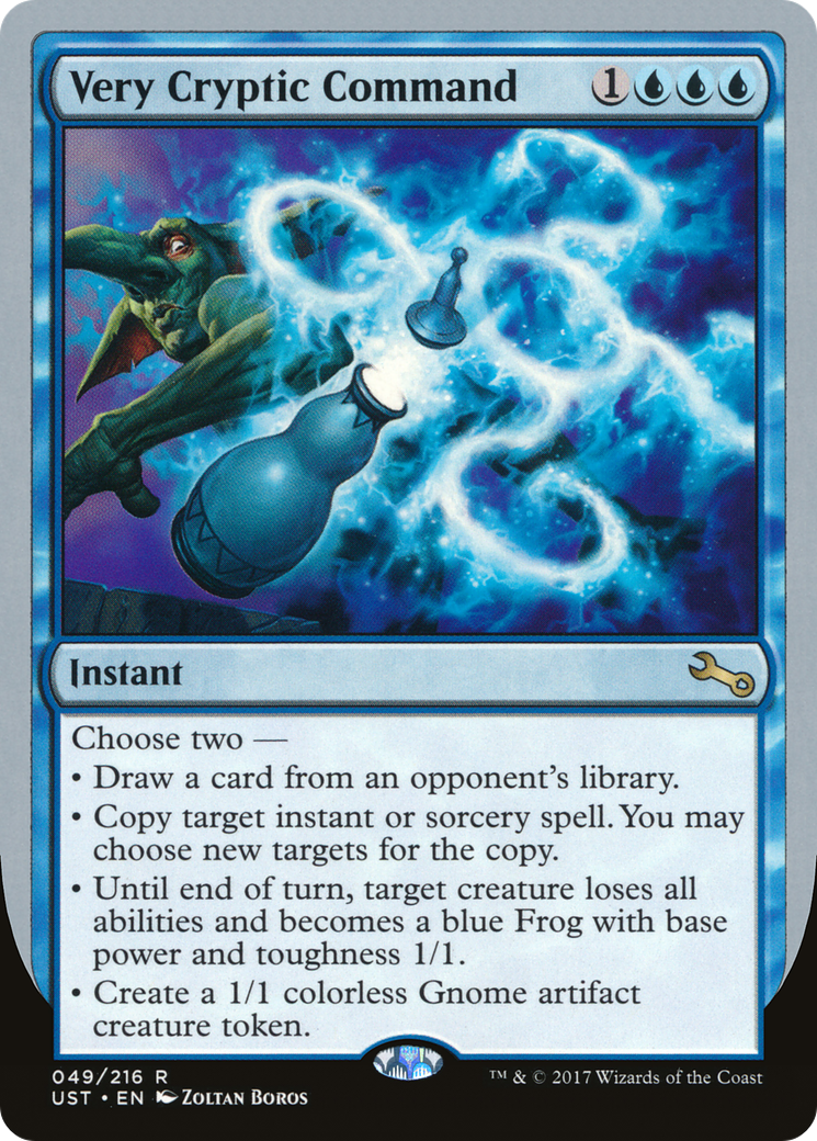 Very Cryptic Command (UST-49C) - Unstable