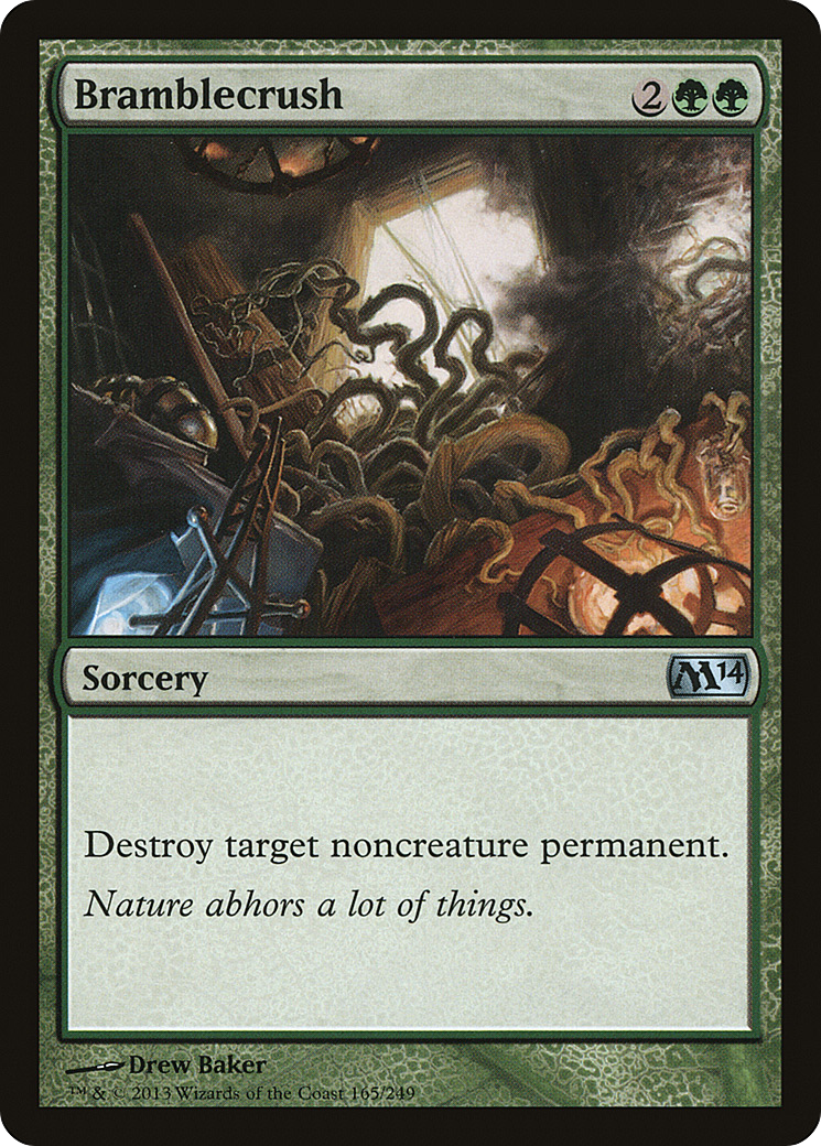 Bramblecrush (M14-165) - Magic 2014 Foil