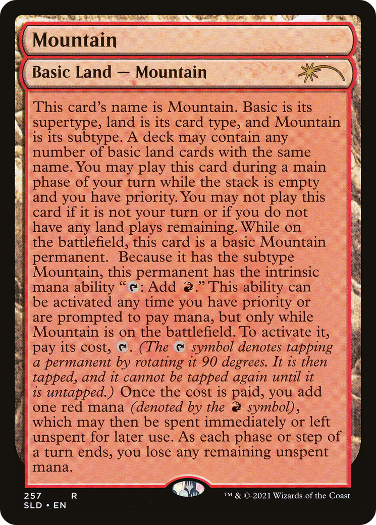 Mountain (SLD-257) - Secret Lair Drop Foil