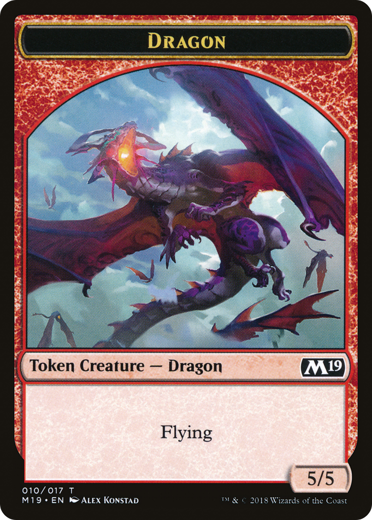 Dragon (M19-010) - Core Set 2019 Tokens