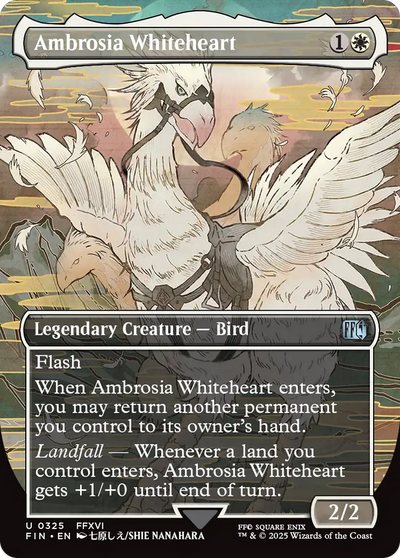 Ambrosia Whiteheart (Borderless) (FIN-325) - FINAL FANTASY (Borderless)