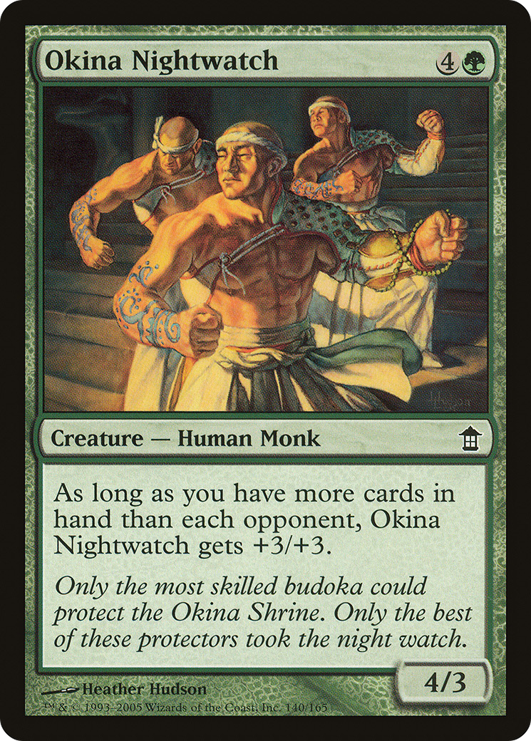 Okina Nightwatch (SOK-140) - Saviors of Kamigawa