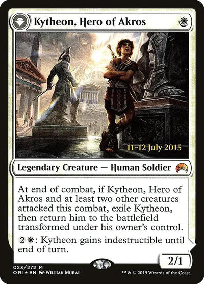 Kytheon, Hero of Akros // Gideon, Battle-Forged (PRE-23S) - Magic Origins Promos: (originpwdfc) Foil