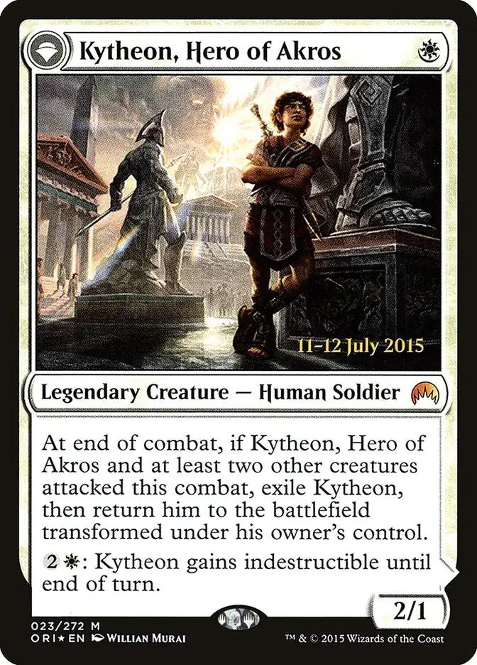 Kytheon, Hero of Akros // Gideon, Battle-Forged (PRE-23S) - Magic Origins Promos: (originpwdfc) Foil