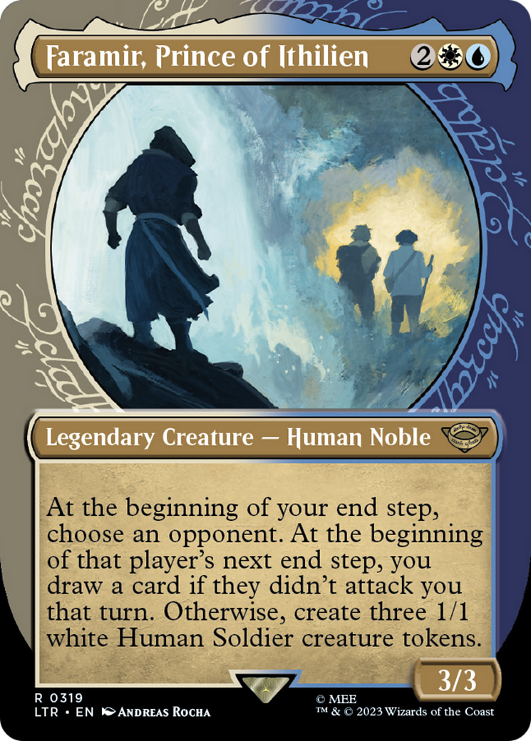 Faramir, Prince of Ithilien (LTR-319) - The Lord of the Rings: Tales of Middle-earth: (Showcase) (Borderless) Foil