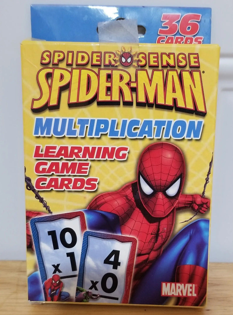 Marvel Flash Cards - Spider-Man Multiplication Learning Game