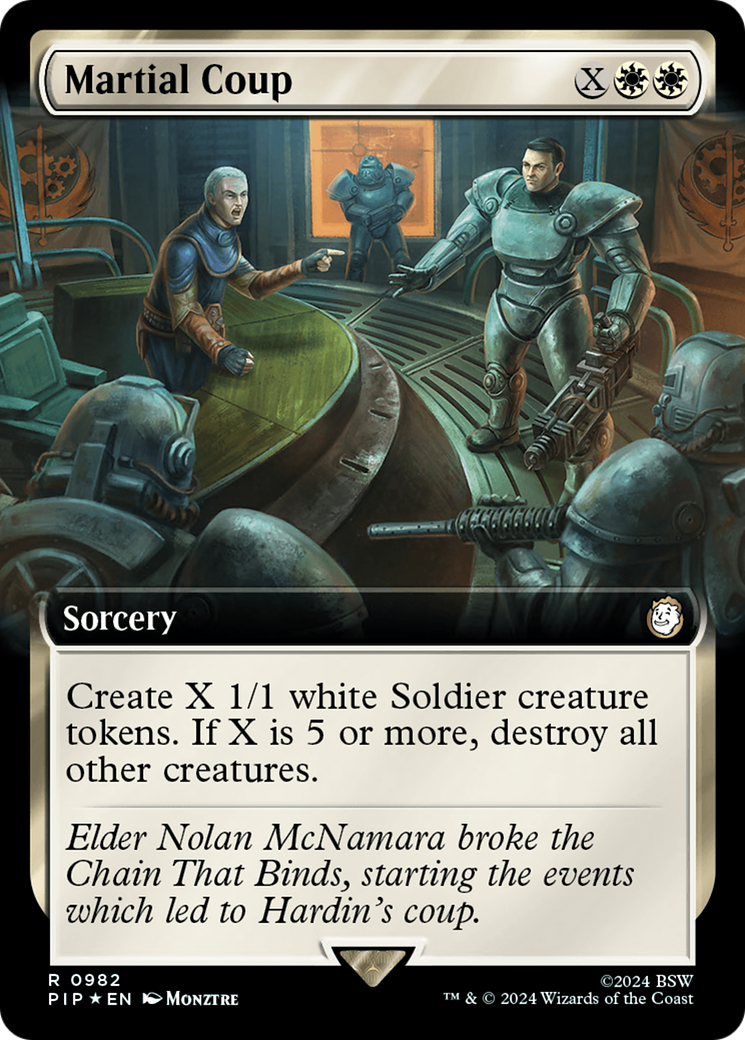 Martial Coup (PIP-982) - Fallout: (Extended Art) Foil