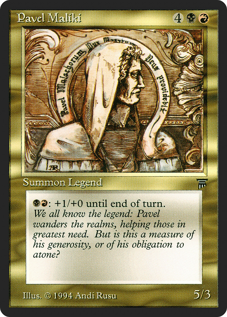 Pavel Maliki (LEG-248) - Legends
