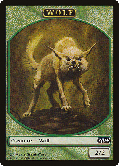 Wolf (M14-011) - Magic 2014 Tokens