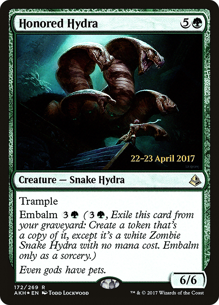 Honored Hydra (PRE-172S) - Amonkhet Promos Foil