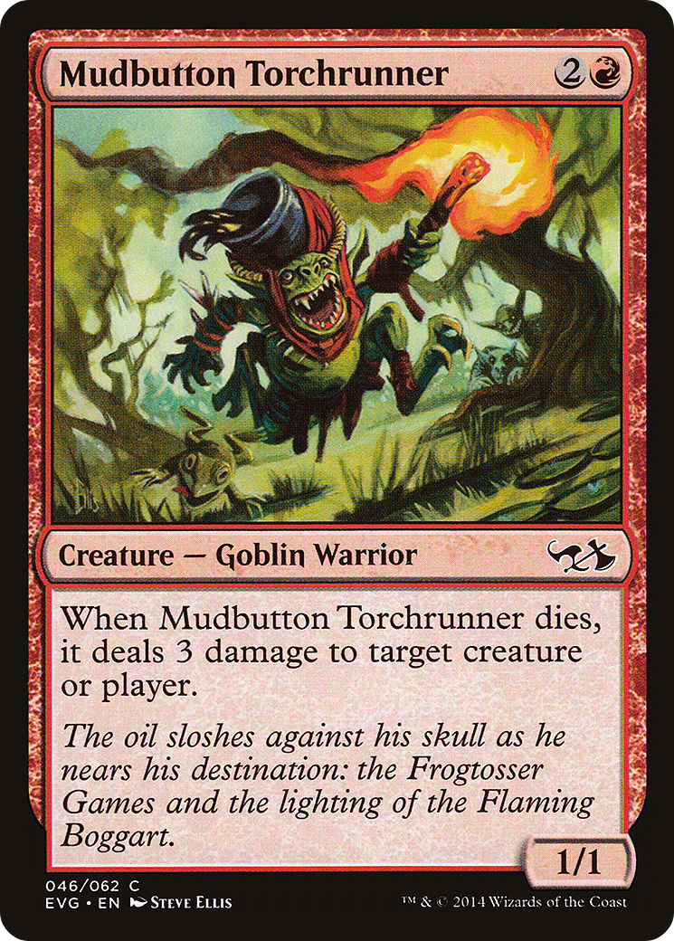 Mudbutton Torchrunner (DD3-046) - Duel Decks Anthology: Elves vs. Goblins