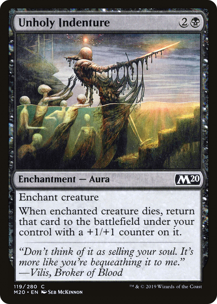Unholy Indenture (M20-119) - Core Set 2020 Foil