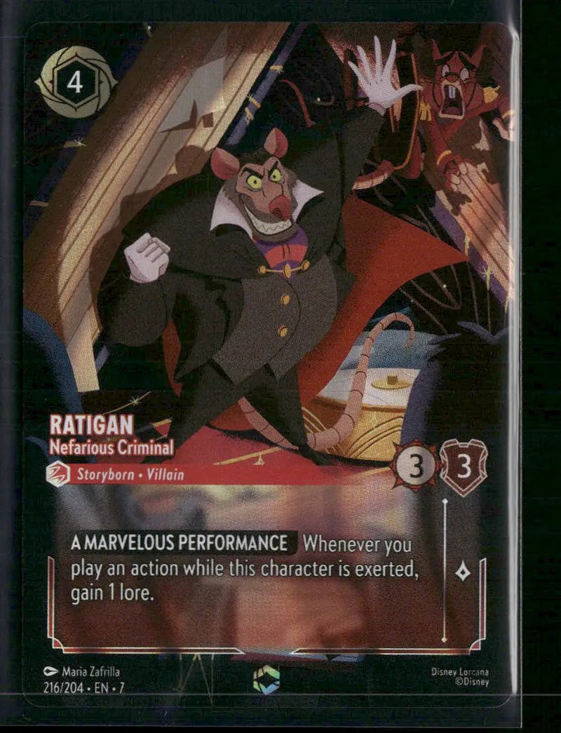 Ratigan Archazia's Island #216/204 (HoloFoil)