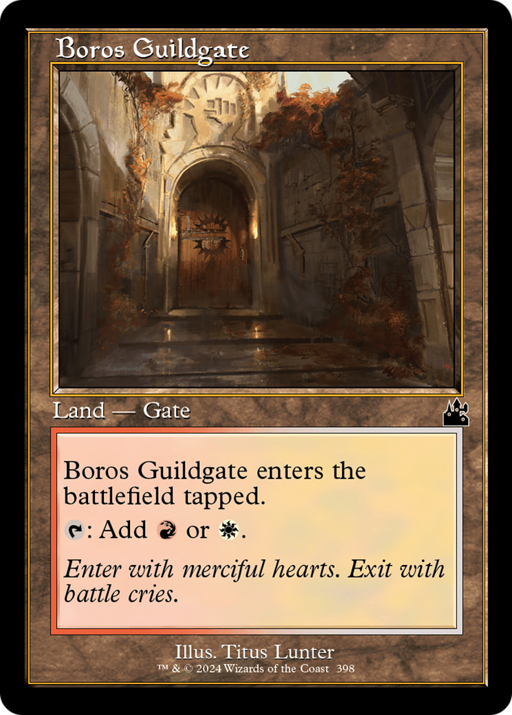 Boros Guildgate (RVR-398) - Ravnica Remastered Foil