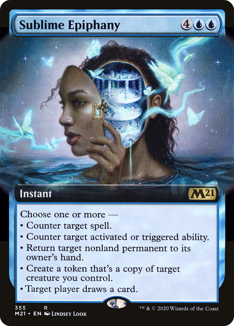 Sublime Epiphany (M21-355) - Core Set 2021: (Extended Art) Foil