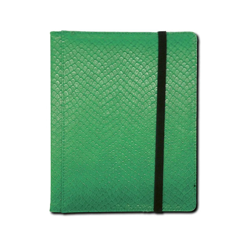 4 Pocket Dragon Hide Green Binder