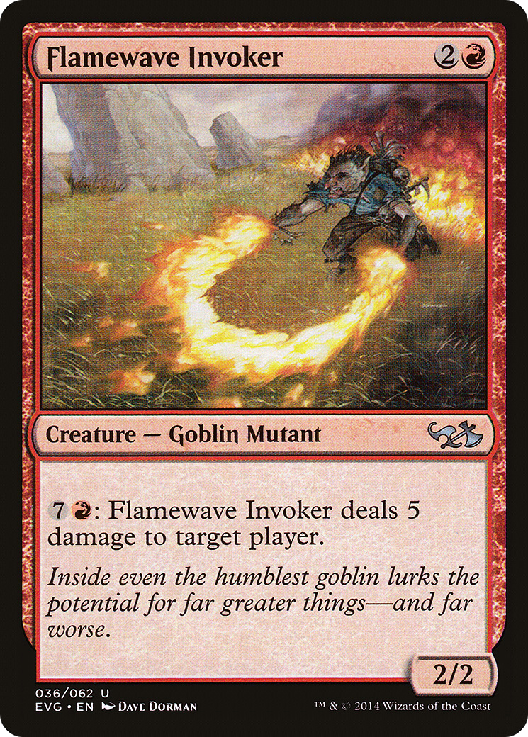 Flamewave Invoker (DD3-036) - Duel Decks Anthology: Elves vs. Goblins