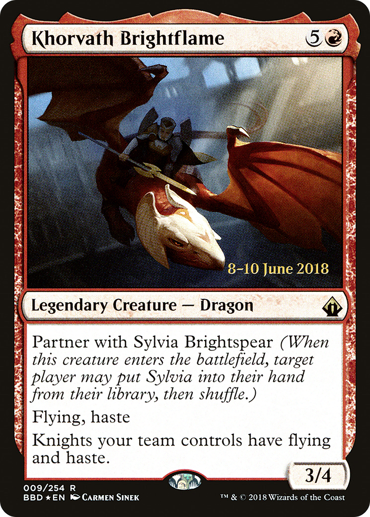 Khorvath Brightflame (LARP-09S) - Battlebond Promos Foil