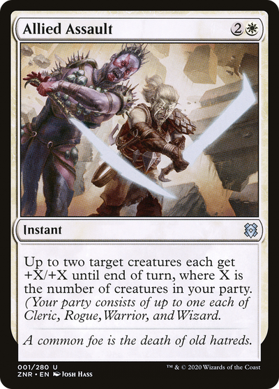 Allied Assault (ZNR-001) - Zendikar Rising
