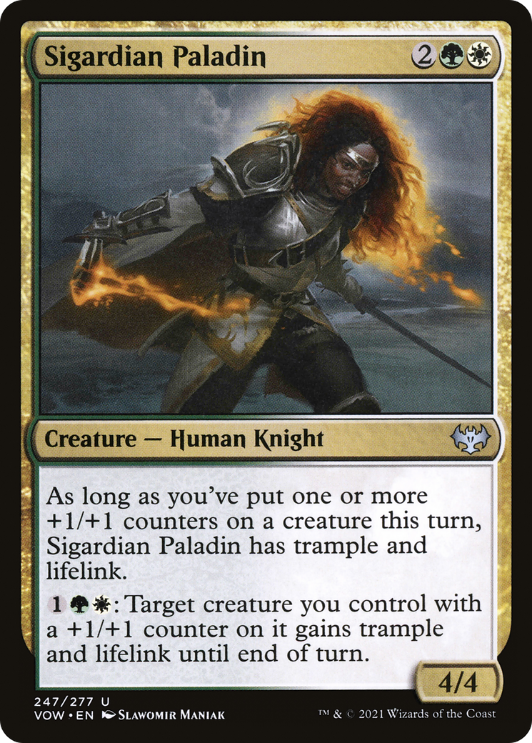 Sigardian Paladin (VOW-247) - Innistrad: Crimson Vow Foil