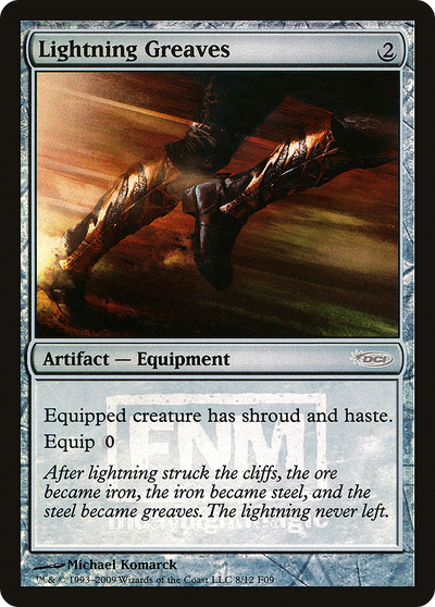 Lightning Greaves (FNM-008) - Friday Night Magic 2009 Foil