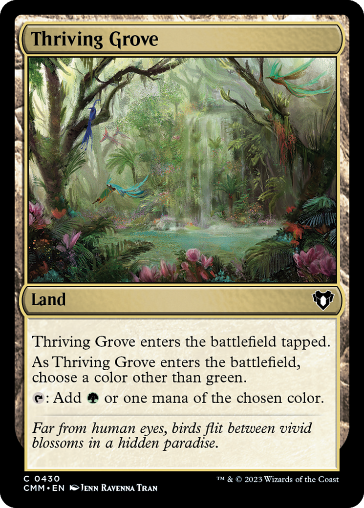 Thriving Grove (CMM-430) - Commander Masters Foil