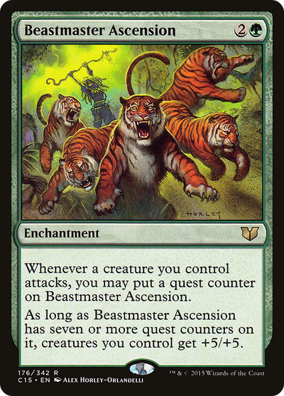 Beastmaster Ascension (C15-176) - Commander 2015