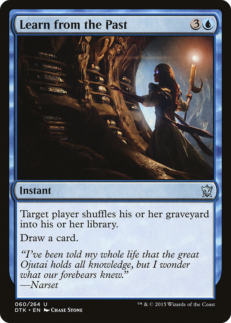 Learn from the Past (DTK-060) - Dragons of Tarkir