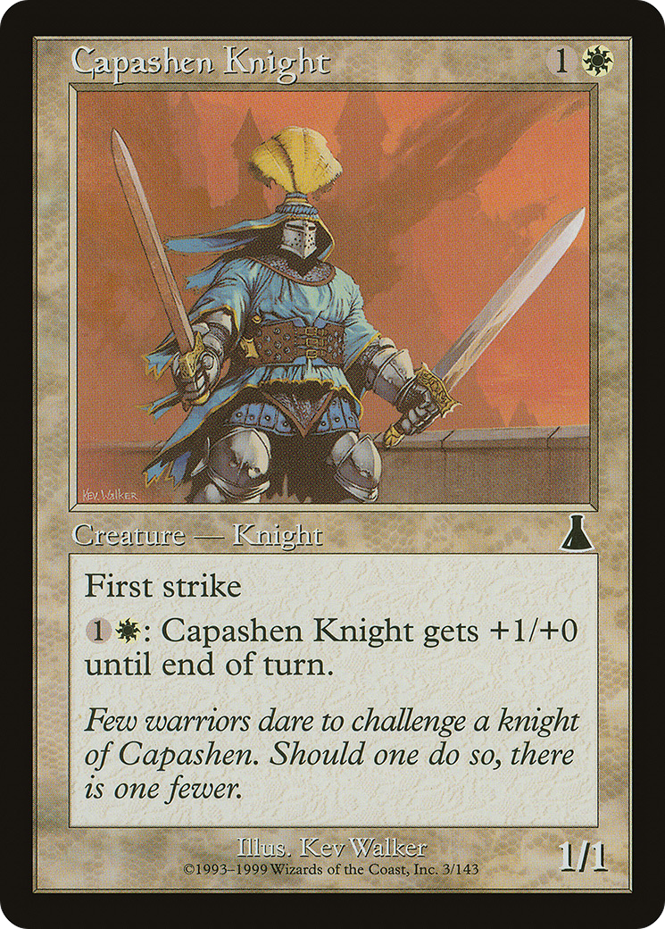 Capashen Knight (UDS-003) - Urza's Destiny Foil