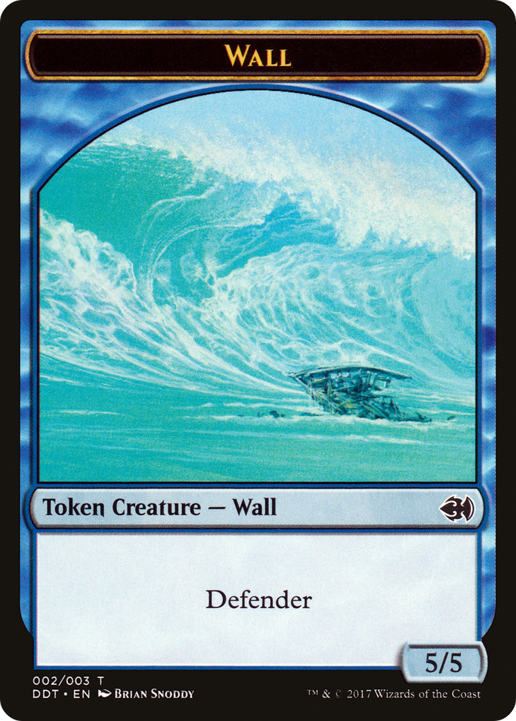 Wall (DDT-002) - Duel Decks: Merfolk vs. Goblins Tokens