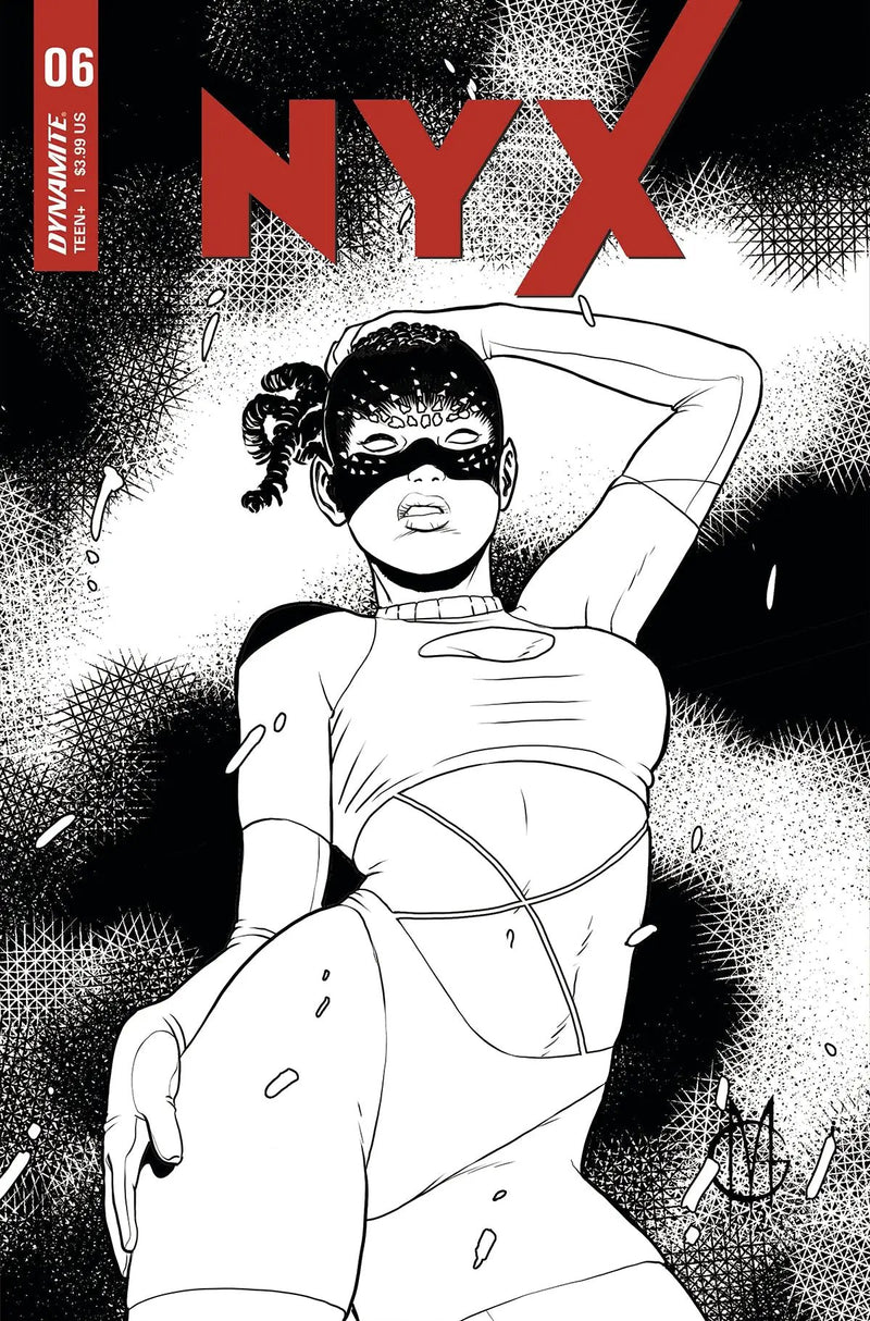 Nyx #6 F 1:20 Giuseppe Matteoni B&W Variant GGA (05/18/2022) Dynamite