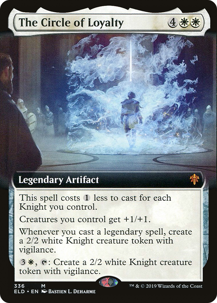 The Circle of Loyalty (ELD-336) - Throne of Eldraine: (Extended Art) Foil