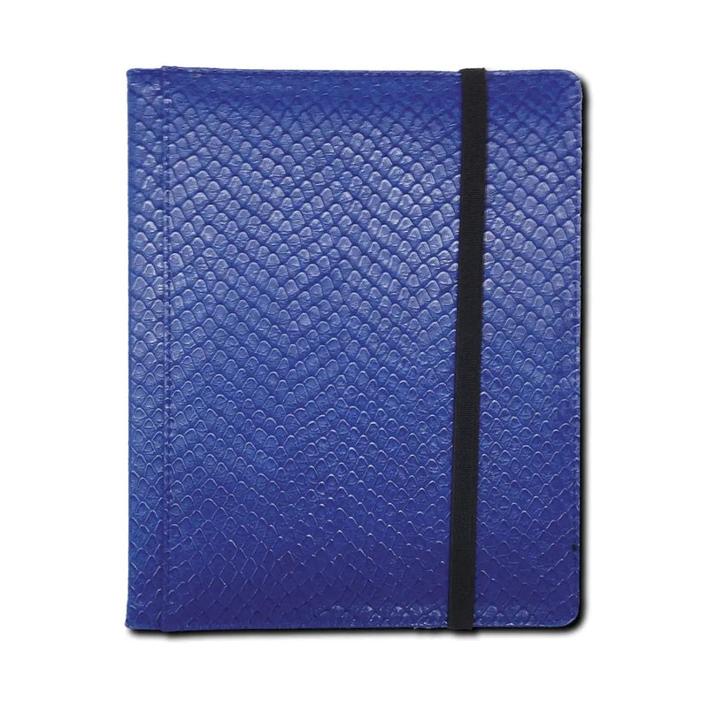 4 Pocket Dragon Hide Blue Binder