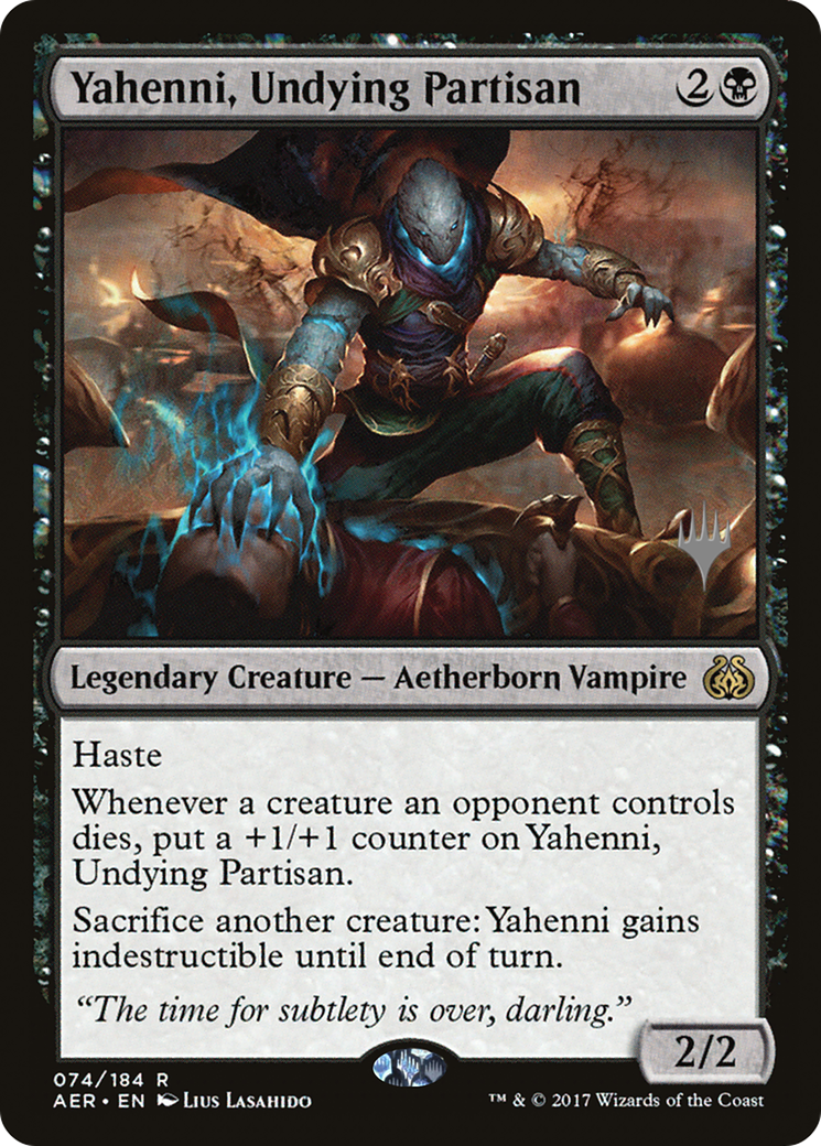 Yahenni, Undying Partisan (PPM21-74P) - Aether Revolt Promos Foil