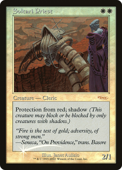 Soltari Priest (FNM-001) - Friday Night Magic 2002 Foil