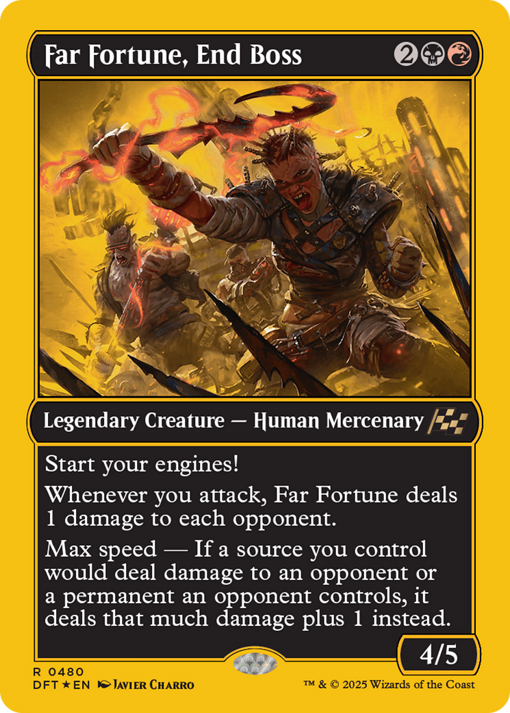 Far Fortune, End Boss (DFT-480) - Aetherdrift Foil
