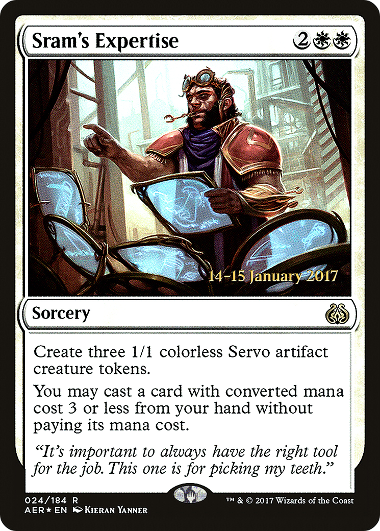 Sram's Expertise (PRE-24S) - Aether Revolt Promos Foil