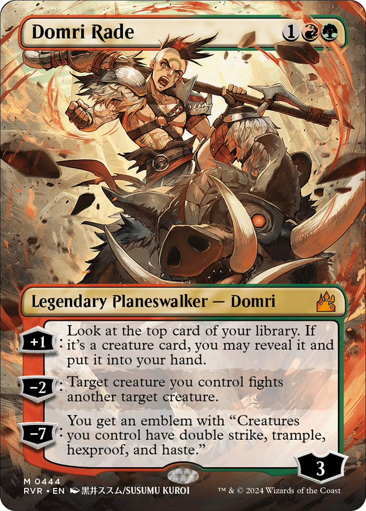 Domri Rade (RVR-444) - Ravnica Remastered (Borderless)