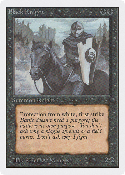 Black Knight (2ED-) - Unlimited Edition