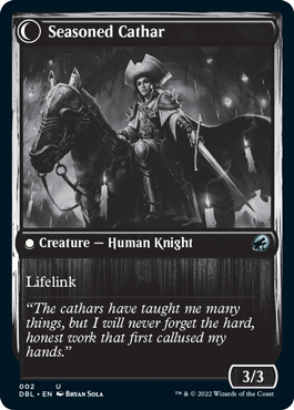 Ambitious Farmhand // Seasoned Cathar (DBL-002) - Innistrad: Double Feature: (Double Faced Transform)